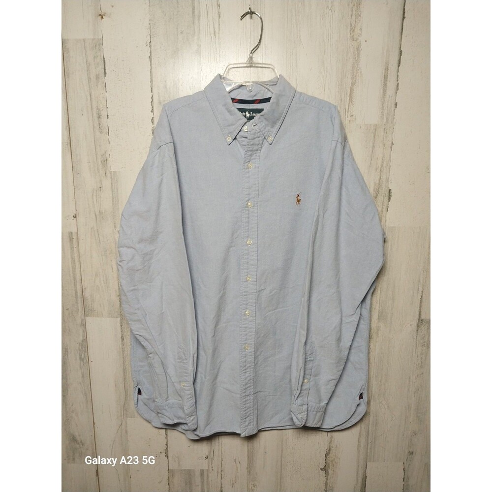 Ralph Lauren Classic Fit Men's XL Light Blue Button Down Shirt